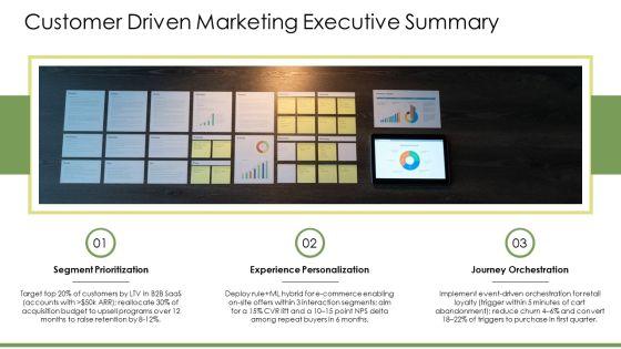 Customer Driven Marketing PPT Presentation VM