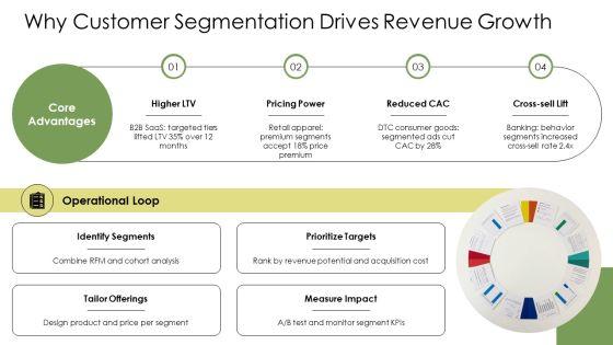 Customer Segmentation Business Model Canvas PPT Template VM