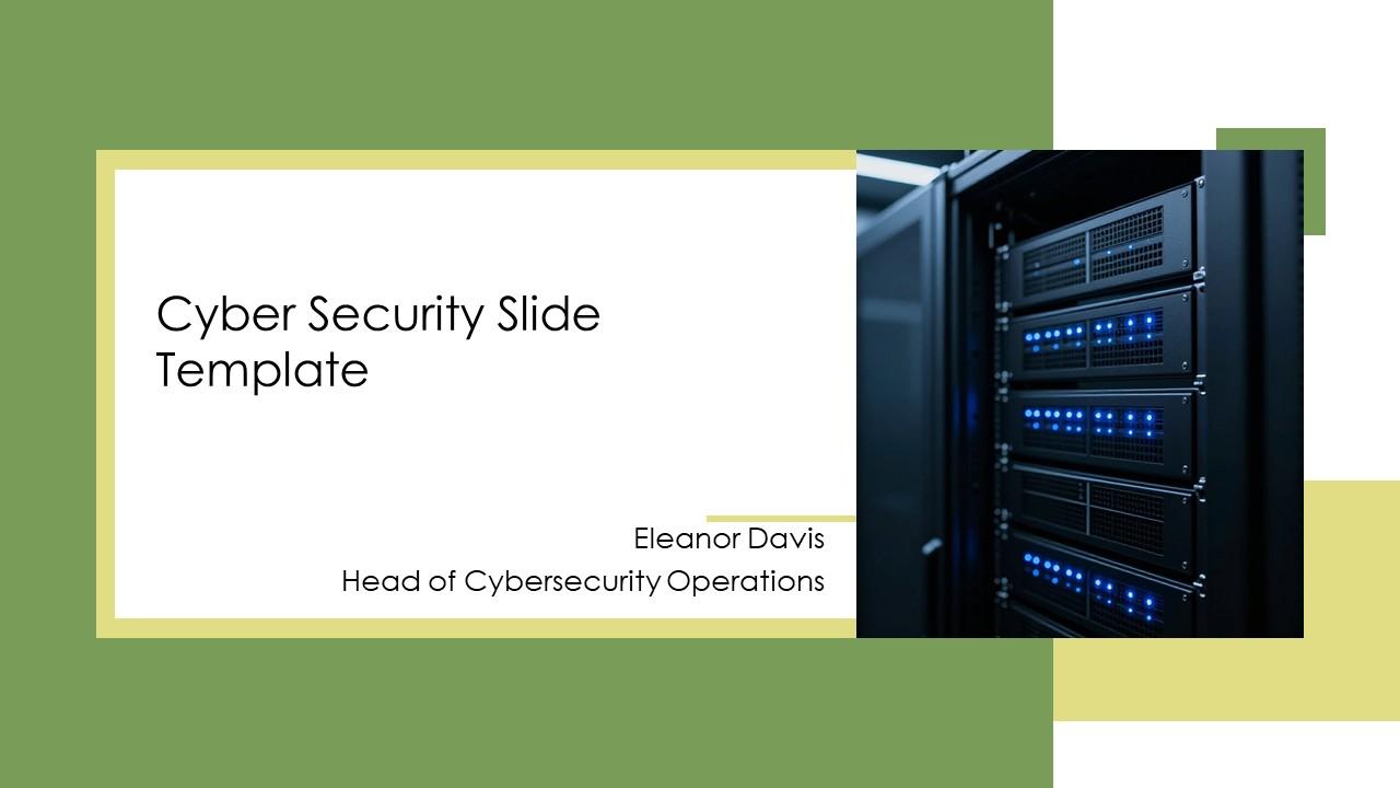 Cyber Security Slide PPT Sample VM