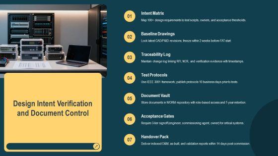 Data Center Commissioning Checklist PPT Example VM