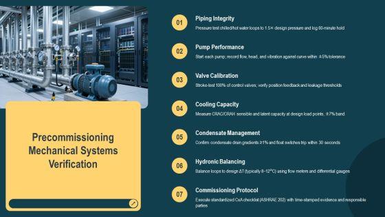 Data Center Commissioning Checklist PPT Example VM