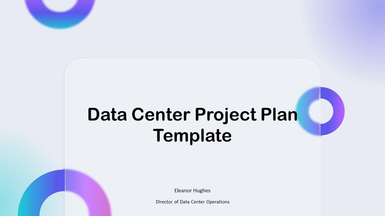 Data Center Project Plan PPT Outline VM