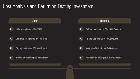 Data Driven Testing Framework PPT Summary VM