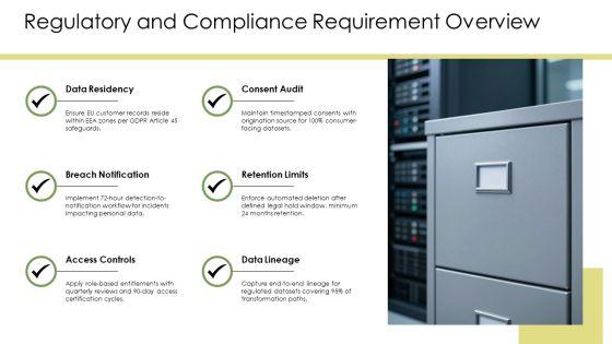 Data Governance Tools Comparison PPT Guidelines VM