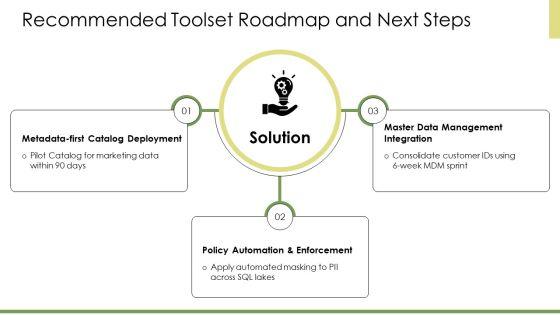 Data Governance Tools Comparison PPT Guidelines VM