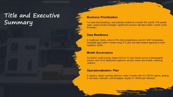 Data Science Workflow PPT Sample VM