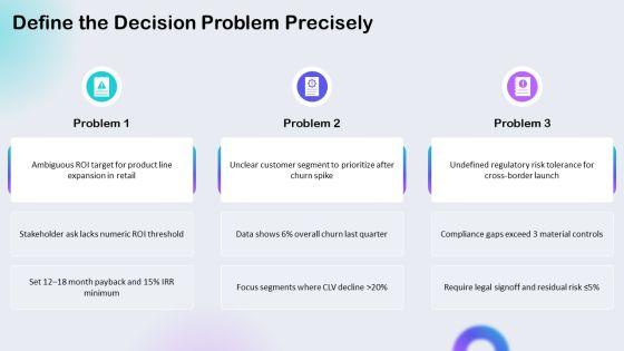 Decision Making 8 Steps PPT Presentation VM