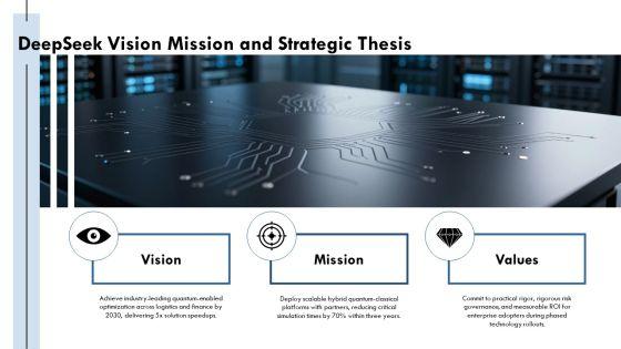 Deepseek For Quantum Technology Strategy PPT Demonstration VM
