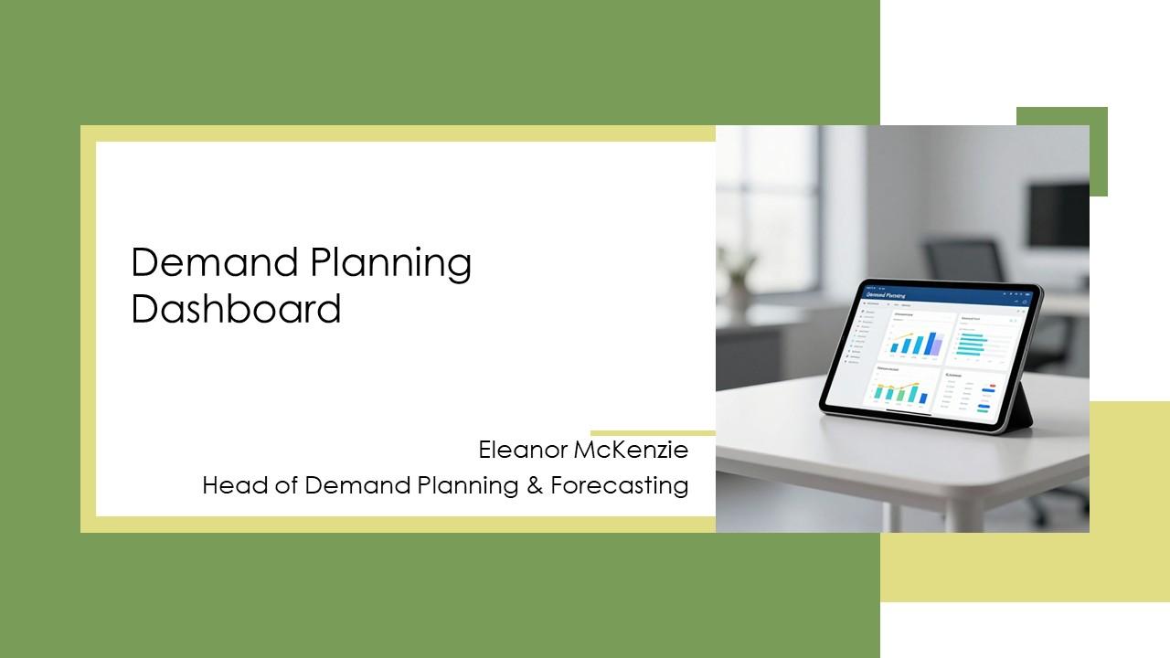 Demand Planning Dashboard PPT Graphics VM