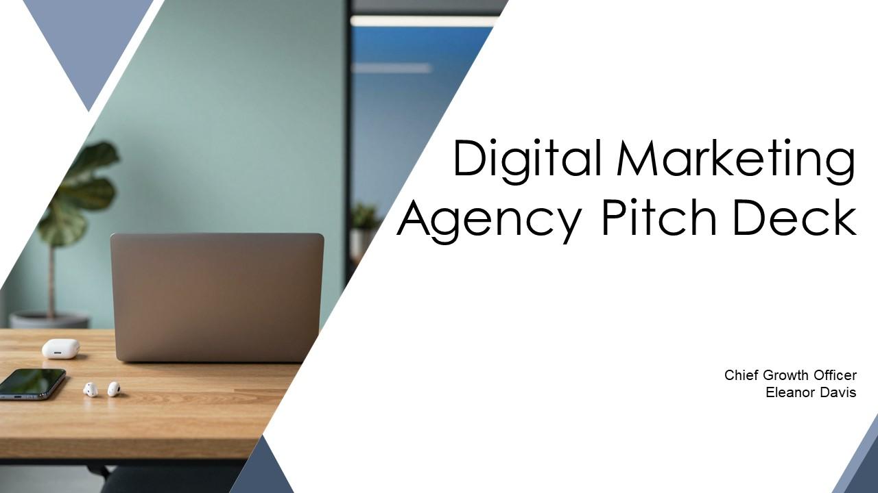 Digital Marketing Agency Pitch Deck PPT Structure VM