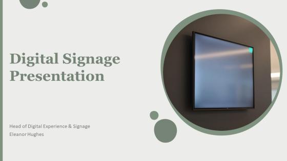 Digital Signage PPT Demonstration VM