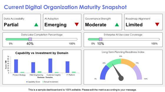 Digital Transformation Digital Organization Analytics For Long Term Product Planning PPT Designs VM