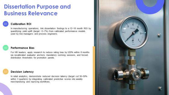 Dissertation For Performance Calibration PPT Mockup VM