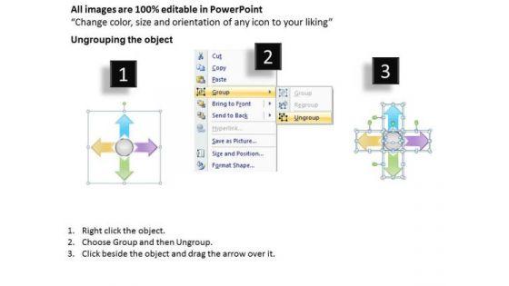 Diverging Actions Flow Diagram 4 Stages Circular Network PowerPoint Slides diverging_actions_flow_diagram_4_stages_circular_network_powerpoint_slides_2.jpg