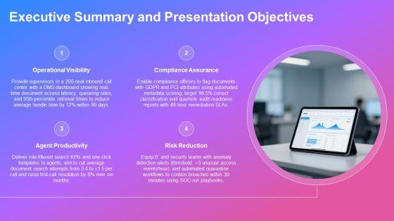 Document Management System Dashboard For For Customer Call Center PPT Guidelines VM
