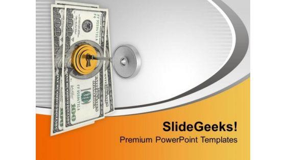 dollar_bills_locked_with_key_security_powerpoint_templates_ppt_backgrounds_for_slides_0213_title.jpg