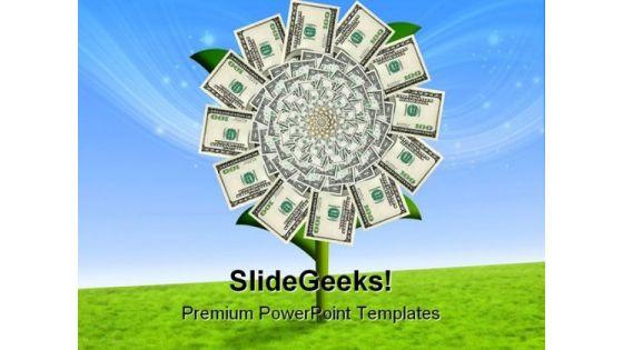 dollar_flower_finance_powerpoint_background_and_template_1210_title.jpg