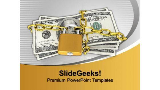 dollars_banknotes_lock_with_chain_security_powerpoint_templates_ppt_backgrounds_for_slides_0113_title.jpg