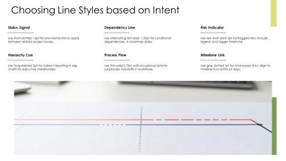 Dotted Line PPT Sample VM