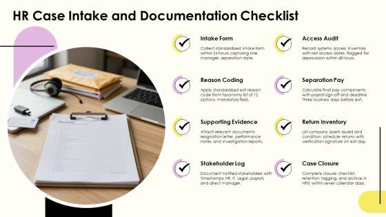 Employee Exit Process Flowchart PPT Template VM