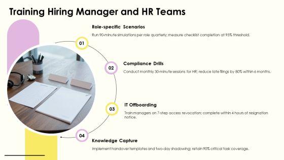Employee Exit Process Flowchart PPT Template VM