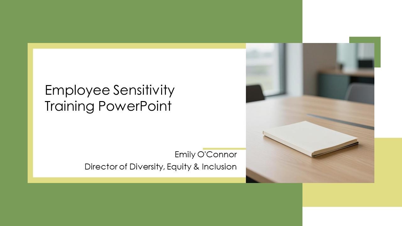 Employee Sensitivity Training PPT Example VM