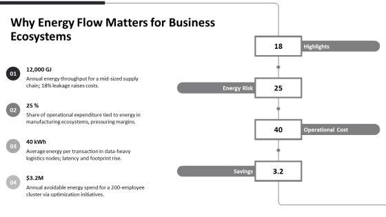 Energy Flow Diagram In Ecosystem PPT Structure VM