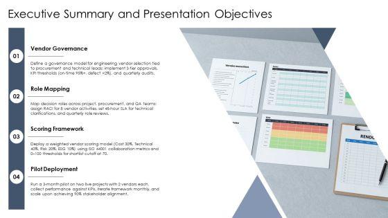 Engineering Company Profile Organizational Structure For Vendor Selection Frameworks PPT Template VM