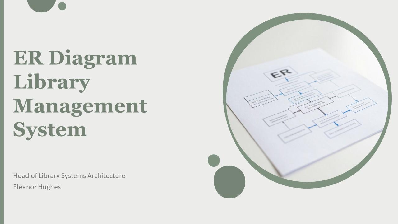 ER Diagram Library Management System PPT Information VM
