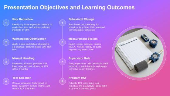 Ergonomics Training PPT Mockup VM