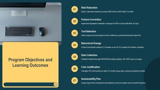 Ergonomics Trainings PPT Template VM