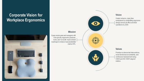 Ergonomics Trainings PPT Template VM