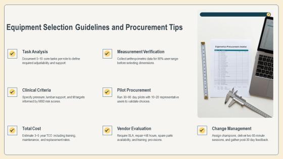 Ergonomics Trainings PPT Template VM