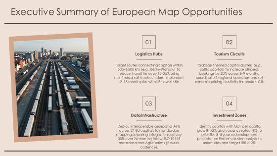 European Map With Capital Cities PPT Guidelines VM