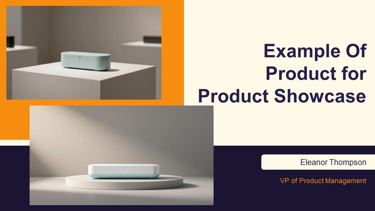 Example Of Product For Product Showcase PPT Sample VM