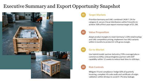 Export Marketing Plan PPT Designs VM