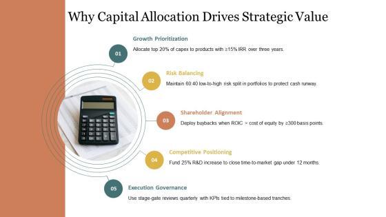 Financial Management For Capital Allocation PPT Presentation VM