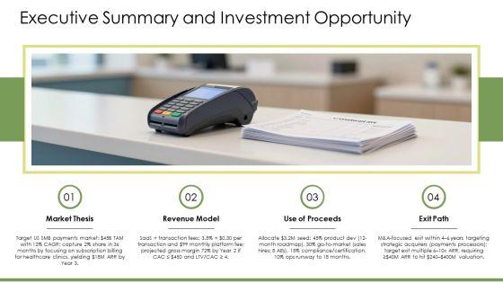 Financial Pitch Deck PPT Outline VM