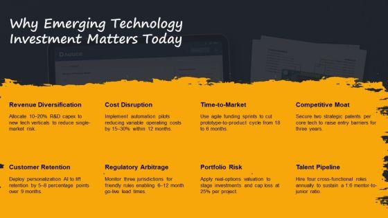 Financial Plan For Emerging Technology Strategy PPT Graphics VM