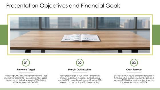 Financial Slide Pitch Deck PPT Information VM