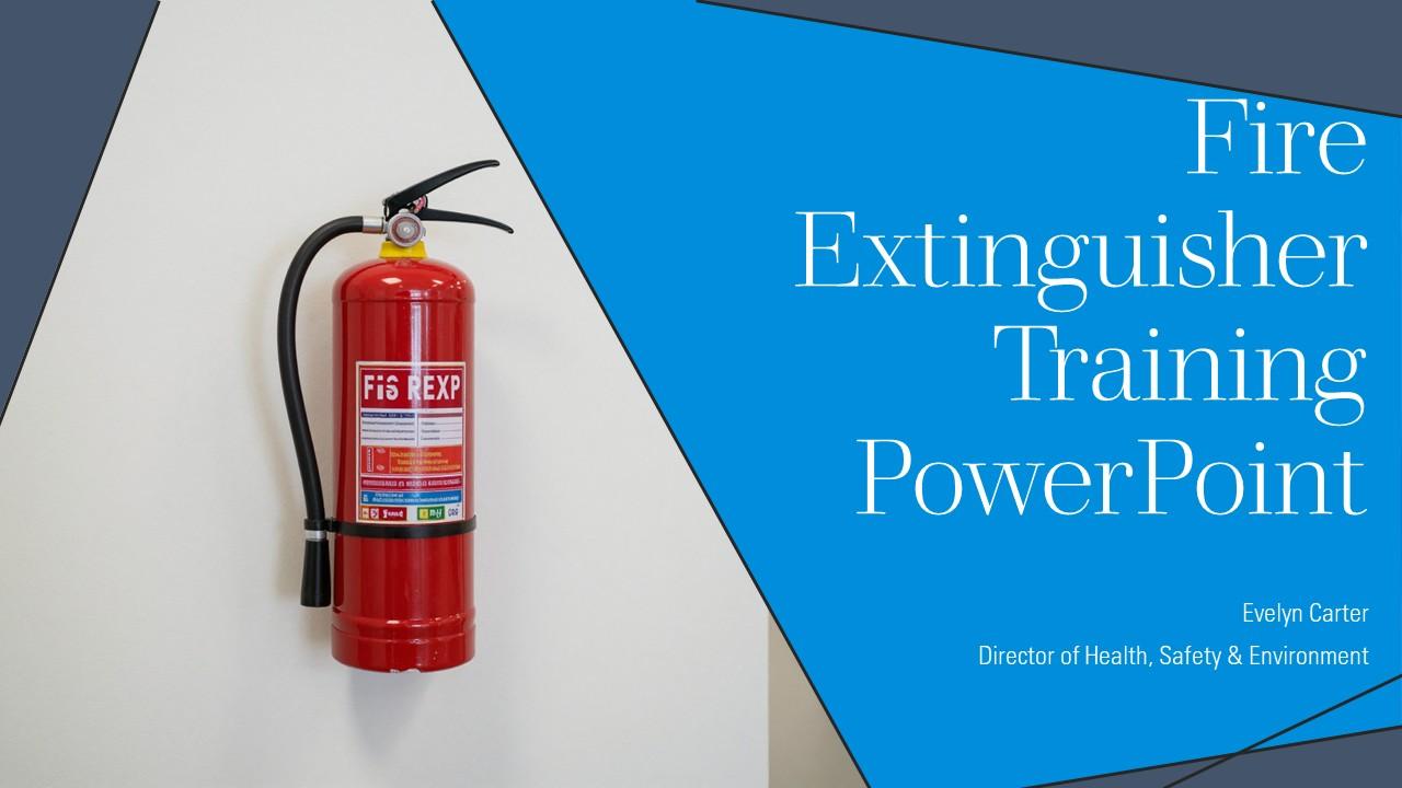 Fire Extinguisher Training PPT Mockup VM
