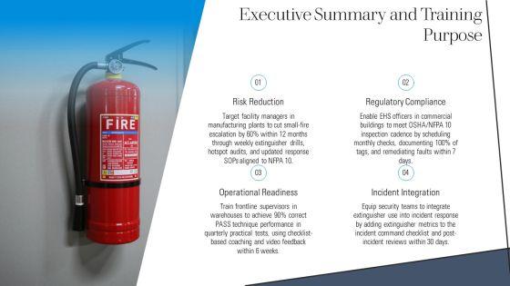 Fire Extinguisher Training PPT Mockup VM