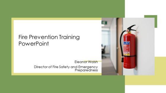 Fire Prevention Training PPT Structure VM