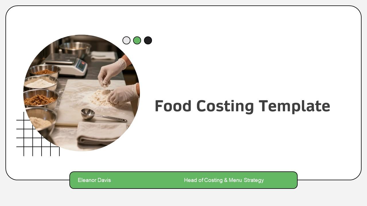 Food Costing PPT Designs VM