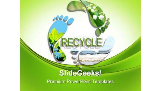 foot_prints_recycle_symbol_powerpoint_templates_and_powerpoint_backgrounds_0211_title.jpg