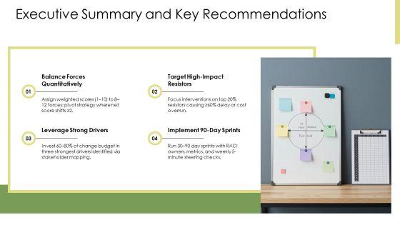 Force Field Analysis Change Management PPT Sample VM