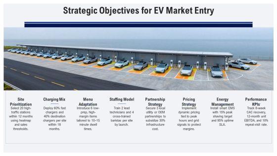 Four Levels Restaurant Org Chart For Electric Vehicle Market PPT Designs VM