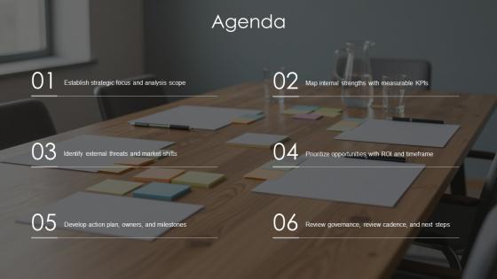 Free Blank SWOT Analysis PPT Sample VM