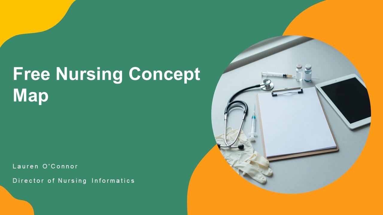 Free Nursing Concept Map PPT Presentation VM
