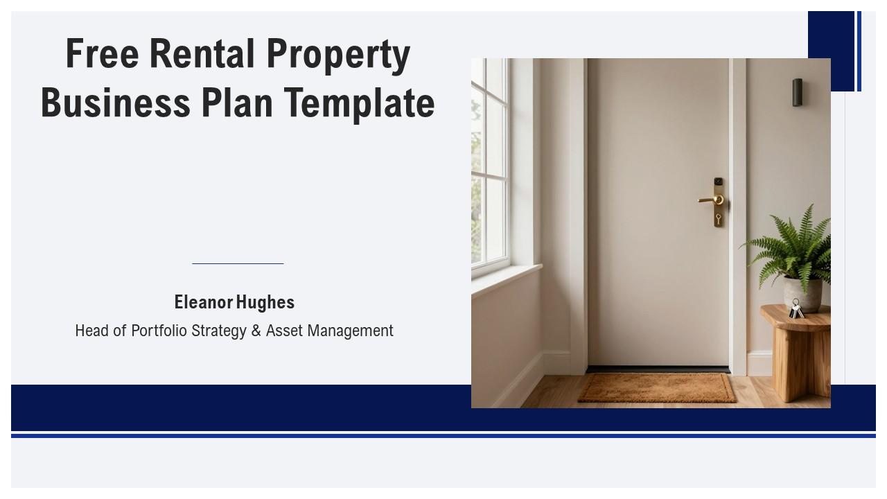 Free Rental Property Business Plan PPT Summary VM